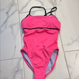 Nike Pink Athletic One Piece Swimsuit